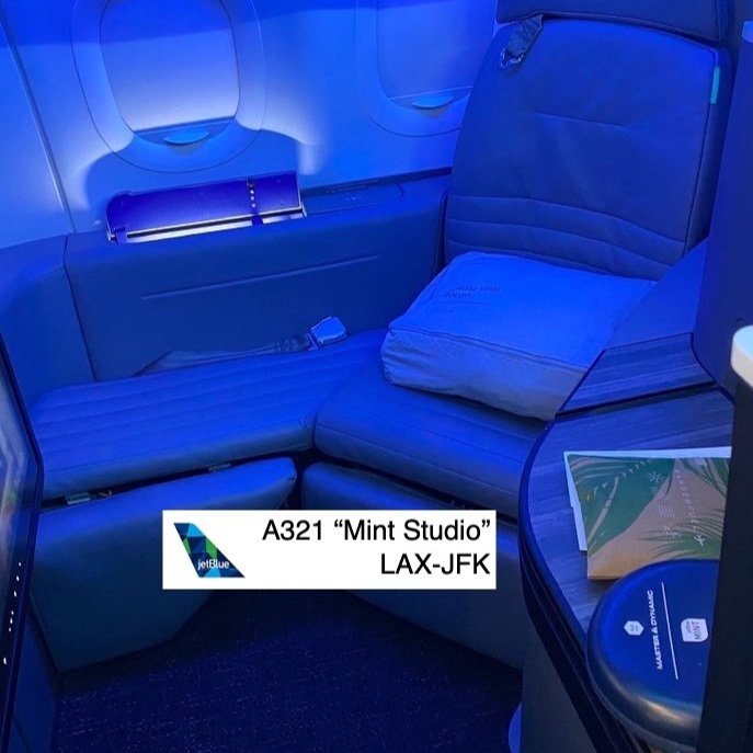 【TKintheUK 】SHIPS JET BLUE JetBlue A321-neo Regional Business Class LAX-JFK — Reward Flying